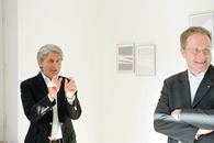Dr. Christoph Mecking mit Prof. Dr. Eckard Minx