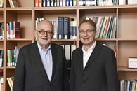 Dr. Christoph Mecking mit Dr. Rupert Graf Strachwitz