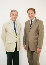 Dr. Christoph Mecking mit S.K.H. Dr. phil. Oskar Prinz von Preußen